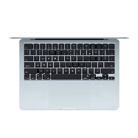 Ноутбук Apple MacBook Air 13" (M4 10C, 10C) MC6V4, 24/512 ГБ, Sky Blue, небесно-голубой