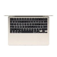 Ноутбук Apple MacBook Air 13" (M4 10C, 10C) MC6A4, 24/512 ГБ, Starlight, сияющая звезда