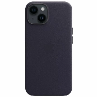 Чехол Apple для iPhone 14 Leather MagSafe Ink (MPP63)