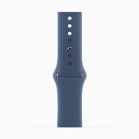 Apple Watch Series 10 42 мм, S/M 130-200 мм, Jet Black Aluminium Case GPS, Denim