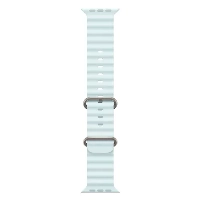 Apple Watch Ultra 2 49mm Titanium Case Ocean Band, Ice Blue, голубой