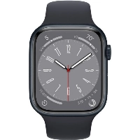Apple Watch Series 8 41mm Aluminum Case with Sport Band, , размер M/L, Midnight, тёмная ночь