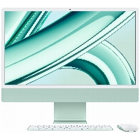 Apple iMac 24" Retina 4,5K, M3 (8C CPU, 10C GPU, 2023), 8 ГБ, 512 ГБ SSD,  (MQRP3), Green, зеленый