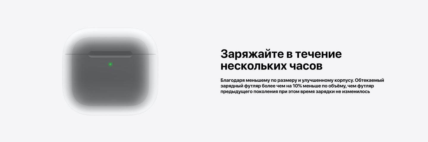 Беспроводные наушники Apple AirPods 4, White